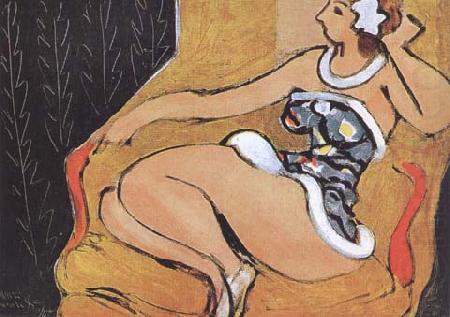 Dancer Sitting in an Armchair (mk35), Henri Matisse